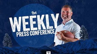 91624 Weekly Press Conference Nevada Football Head Coach Jeff Choate [upl. by Aisel]