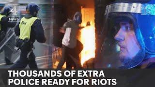 UK riots 30 more farright gatherings planned [upl. by Dame]