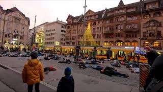 Praisecamp18 Flashmob Sonntag Marktplatz Basel [upl. by Arodoeht]