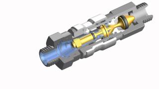 Rectus Quick coupling series 25KB how it works [upl. by Annette]