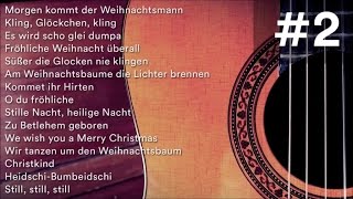 15 Weihnachtslieder auf der Gitarre  Die schönsten Weihnachtslieder 2  Video Mix  Playlist [upl. by Enaz]