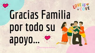 Frases de agradecimiento para mi hermosa Familia [upl. by Kendre]