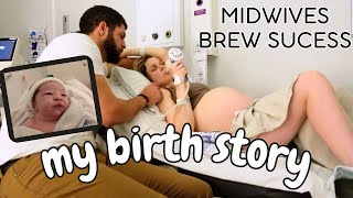 MIDWIVES BREW LABOUR INDUCTION WORKED  sixth child positive birth story [upl. by Huoh]