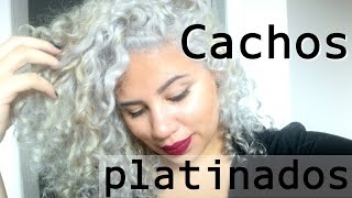 COMO PLATINAR CABELO CACHEADO EM CASA [upl. by Anilegnave]