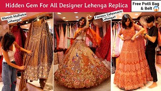 Sabyasachi amp Manish Malhotra Lehenga In Chandni Chowk Delhi  Designer Lehenga Replicas In Budget [upl. by Juliano449]