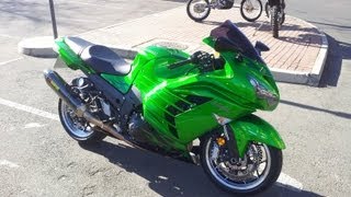 2012 Kawasaki ZX14R ZZR1400 Top Speed and Acceleration Test Ride Part 2 [upl. by Onileba]