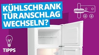 Kühlschrank Türanschlag wechseln  MEDION Tipps [upl. by Ativak]