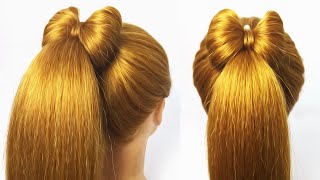 BRAIDED TIE  Butterfly effect hairstyle tutorial Video [upl. by Nulubez113]