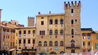 4K One day in Arezzo Italy Tuscany videoturystaeu [upl. by Trini671]