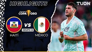 HIGHLIGHTS  Haití vs México  Copa Oro 2023  TUDN [upl. by Parhe]