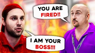 Undercover Boss SHOCKED when employee FIRED him [upl. by Olmsted]