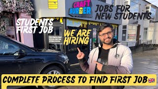 How january intake students find their first job in UK 🇬🇧  Complete guide to find job in UK 2024 [upl. by Nauqal175]