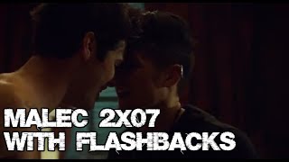 Shadowhunters 2x07  Malec first time with flashbacks from 2x18 [upl. by Odilo144]