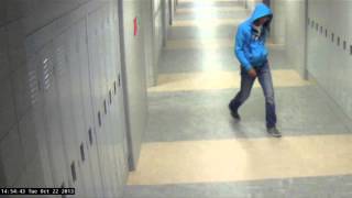 Surveillance video from Philip Chism trial [upl. by Anitsyrhk335]