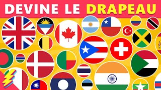 🚩 Quiz Drapeaux du Monde  FACILE à IMPOSSIBLE 🌎 [upl. by Landes509]