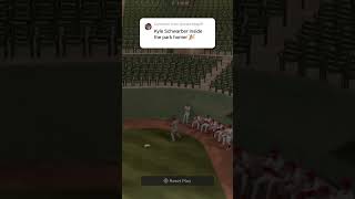 Inside the park home run w Kyle Schwarber [upl. by Onez]