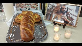 St Joseph Table Part 1 Bread [upl. by Norraf646]