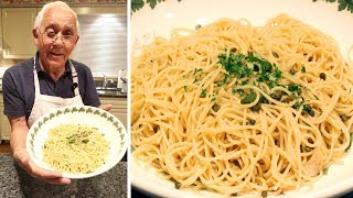 Spaghetti Aglio e Olio and Anchovies Recipe [upl. by Terti]