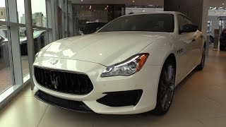 INSIDE the NEW Maserati Quattroporte 2017 Start Up In Depth Review Interior Exterior 2018 [upl. by Catlaina811]