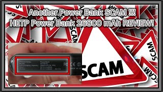 HETP Power Bank Portable Charger Fast Charge 26800 mAh  Just Another Scam Or Still Recommendation [upl. by Anilac]