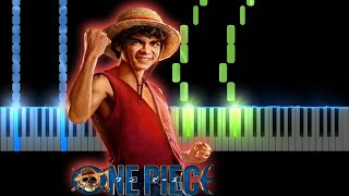 ONE PIECE Theme  Netflix Piano Tutorial [upl. by Bruce929]