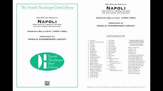 Napoli by Hermann Bellstedt  arr Donald Hunsberger  Score and Sound [upl. by Naamann]