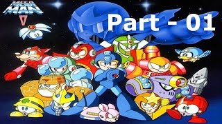 Lets Play Megaman V  Part 01 Stoned Train [upl. by Aryam646]