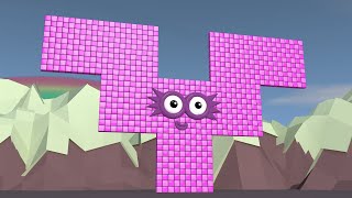 New Numberblocks Puzzle Octoblocks 800 BILLION BIGGEST Numberblocks  Learn to Count Blocks Numbers [upl. by Leda]