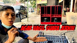 CARA MUDAH SETTING MIXER EQUALIZER CROSOVER DAN POWER [upl. by Eceertal139]