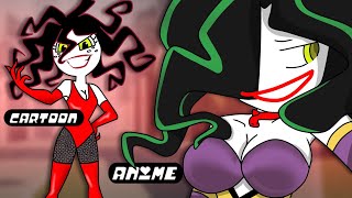 SEDUSA  AS MENINAS SUPERPODEROSAS Original VS Anime [upl. by Adaha]