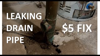 Fix Leaking Drain Pipe for 500 [upl. by Finnie]