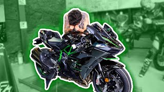 ME COMPRÉ LA MOTO MÁS RÁPIDA DEL MUNDO 😱😬KAWASAKI H2 [upl. by Dnilazor]