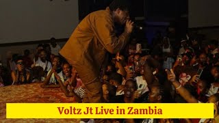 Voltz Jt Live in Zambia quotAvharisa mastreets neconjestionquot [upl. by Ahsirak]