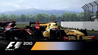 F1 2010 gameplay sizzle video [upl. by Hadihsar]