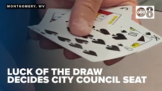 City council seat decided by luck of the draw in West Virginia [upl. by Adnilemre]