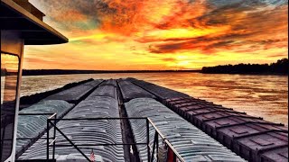 Big Towboat Mississippi River [upl. by Nyrad828]