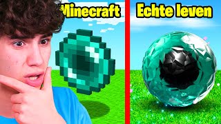 Reageren Op MINECRAFT vs ECHTE LEVEN [upl. by Woodcock]