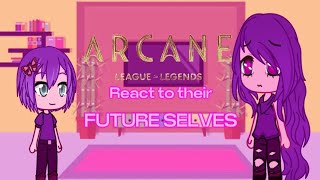 Past Arcane react to their Future selves short [upl. by Aidin]