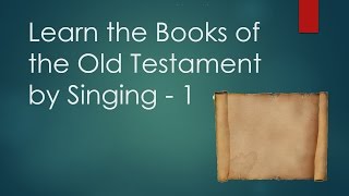 How to Learn Books of Bible by Singing 1 OT Tune The More We Get Together [upl. by Nnyluqcaj]