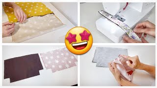 5 einfache Taschen  Nähen OHNE Schnittmuster  Anfänger  Nähtinchen diy nähen nähenfüranfänger [upl. by Thornton536]