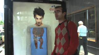 JCDecaux North America Evian Digital Interactivity [upl. by Aniala]