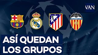 Estos son los grupos de la Champions League 2019 [upl. by Graff]