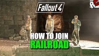 Fallout 4  How to Join the Railroad  Road to Freedom Quest Guide Railroad Achievement [upl. by Elias]