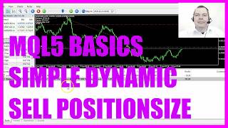 LEARN MQL5 TUTORIAL BASICS  60 SIMPLE DYNAMIC SELL POSITION SIZE [upl. by Perseus1]