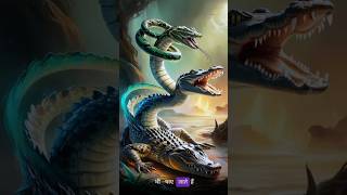 दुर्लभ और अजीब 🐍😱😱twoheadedsnake shorts facts ai animals snake amazingfacts jungle science [upl. by Yona837]