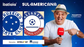 CRUZEIRO X ALIANZA FC AO VIVO NA ITATIAIA  REACT DA SULAMERICANA 2024 [upl. by Sheeree311]