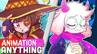 Megumin vs Ralsei  Rap Battle ANIMATION VS ANYTHING CH II [upl. by Trinetta]