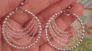 DIY Fun and Easy Memory Wire Earring Tutorial [upl. by Soni]