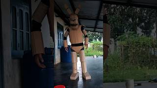 Springtrap cosplay make with cardboard cosplay springtrap fnaf craft [upl. by Artcele769]