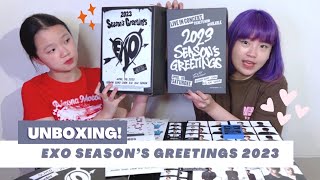 UNBOXING TIME EXO Season’s Greetings 2023 SUPER WORTH🔥✨ [upl. by Storfer128]